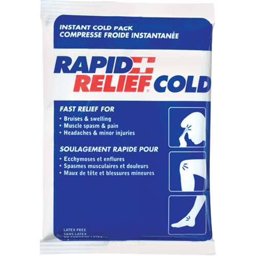 Instant Compress Packs, Cold, Single Use, 4" x 6"/6" x 4" Les Distributions ICE