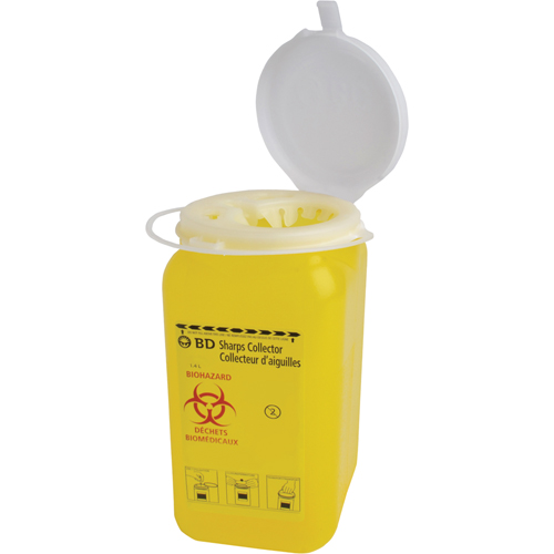 BD Sharps Collectors, 1.4 L  Capacity Les Distributions ICE