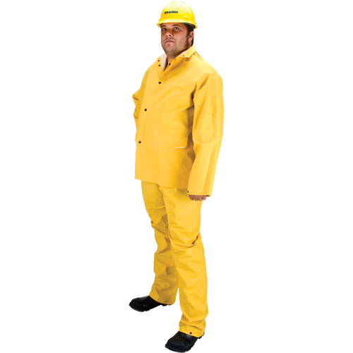 RZ600 Flame Resistant Rain Suit, Small, Yellow Les Distributions ICE