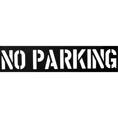 Pochoirs pour parc de stationnement, Anglais, 12" Les Distributions ICE