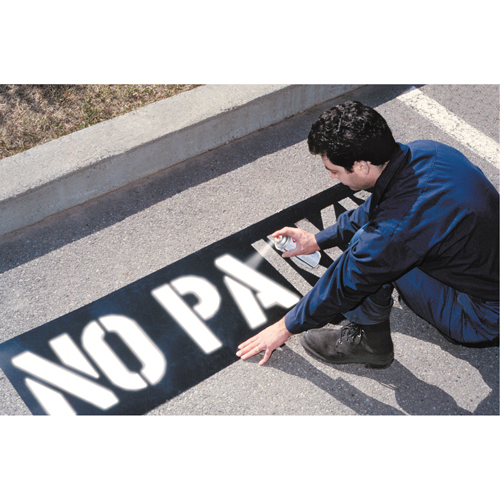 Pochoirs pour parc de stationnement, Anglais, 12" Les Distributions ICE