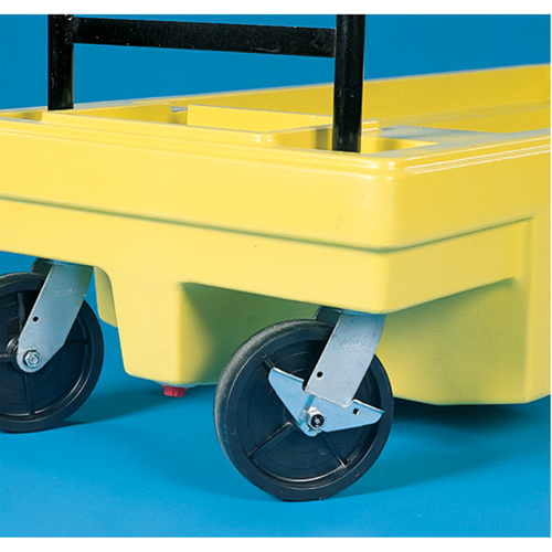Poly-Spillcart Cart, 66.5" L x 29" W x 43.9" H, 57 US gal. Spill Cap. Les Distributions ICE