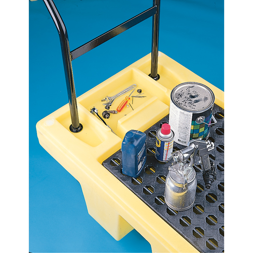 Poly-Spillcart Cart, 66.5" L x 29" W x 43.9" H, 57 US gal. Spill Cap. Les Distributions ICE