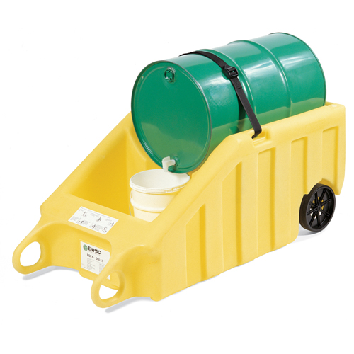 Poly-Dolly&reg;, 69" L x 31.7" W x 26.5" H, 70 US gal. Spill Cap. Les Distributions ICE