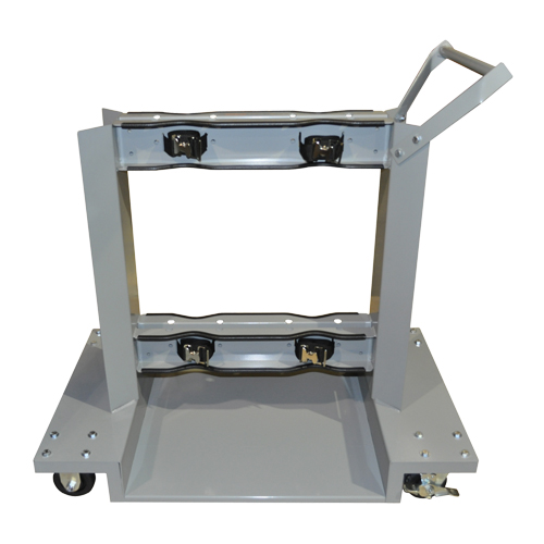 Mobile Cylinder Supports, Polyolefin Wheels, 24" W x 40" L Base, 1600 lbs. Les Distributions ICE