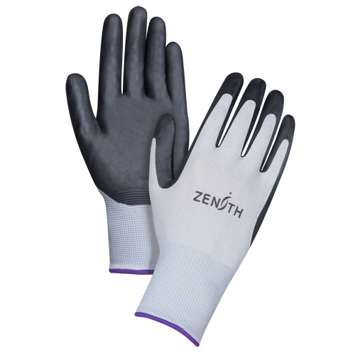 Gants l&eacute;gers enduits et respirants, 6/T-petit, R&ecirc;vetement Mousse de nitrile, Calibre 13, Enveloppe en Polyester Les Distributions ICE