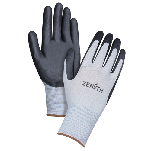 Gants l&eacute;gers enduits et respirants, 9/Grand, R&ecirc;vetement Mousse de nitrile, Calibre 13, Enveloppe en Polyester Les Distributions ICE