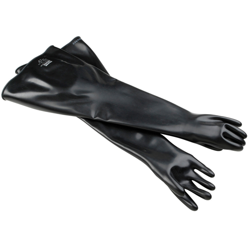 Ambidextrous Glove, Size X-Large/10, 32" L, Butyl Rubber, 30-mil Les Distributions ICE