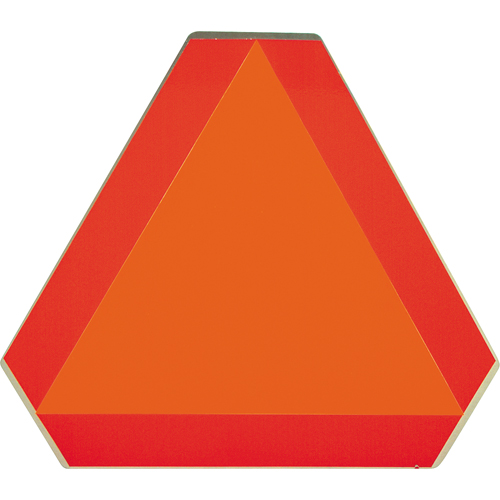 Panneaux de signalisation pour v&eacute;hicules lents, Vinyle, 16" la x 16" h Les Distributions ICE