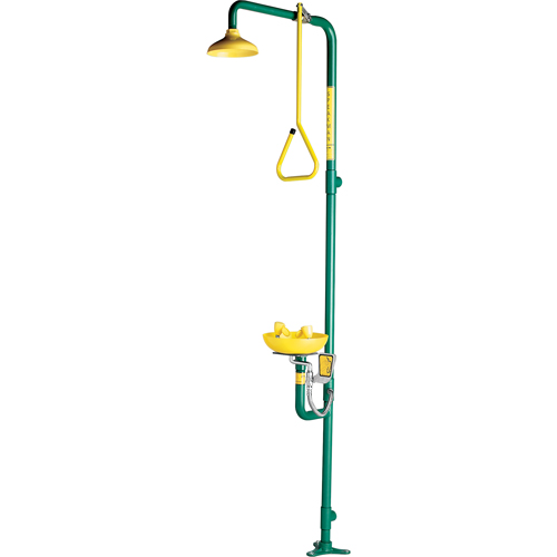 Safe-T-Zone&reg; Combination Shower & Eye/Face Wash Les Distributions ICE
