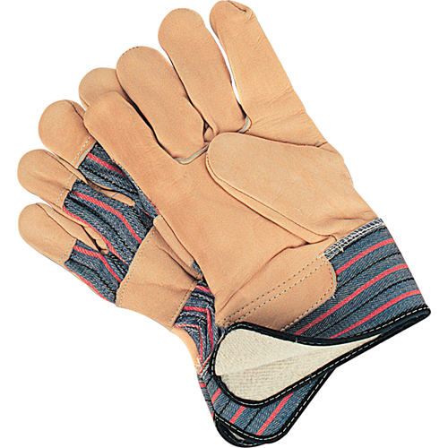 Gant pour ajusteur doubl&eacute;s pour l'hiver r&eacute;sistant &agrave; l'abrasion, Grand, Paume en Cuir fleur de vache, Doublure en Molleton de coton Les Distributions ICE