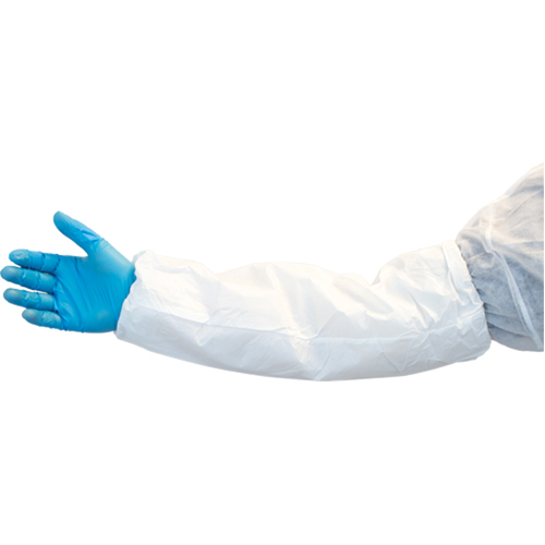 Lightweight Sleeves, 18" long, Vinyl, White Les Distributions ICE