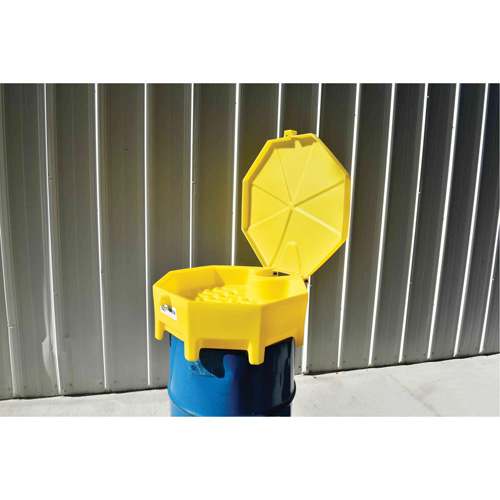 Entonnoir avec couvercle pour baril Global Ultra-Drum Funnel, 5 gal. Les Distributions ICE