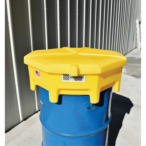 Entonnoir avec couvercle pour baril Global Ultra-Drum Funnel, 5 gal. Les Distributions ICE