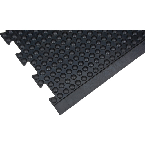 Anti-Fatigue Dome Matting, Bubbled, 3' x 4' x 1/2", Black, Rubber Les Distributions ICE