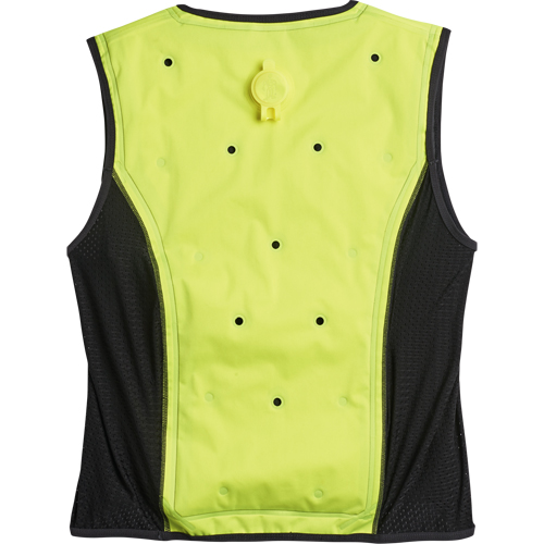 Vestes refroidissantes &agrave; &eacute;vaporation s&egrave;che Chill-Its 6685, Moyen, Jaune lime haute visibilit&eacute; Les Distributions ICE