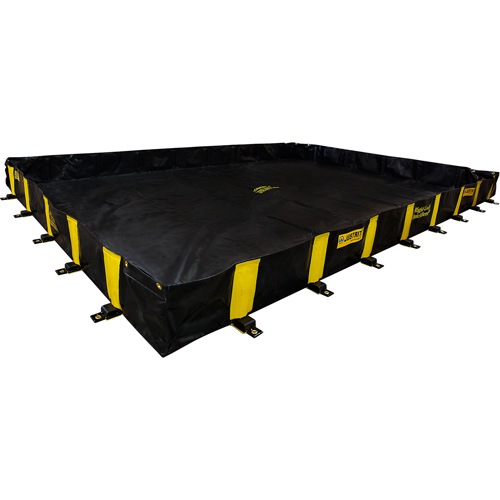 Bermes Rigid-Lock QuickBerm, Capacit&eacute; 2990 gal. US, 20' la x 20' lo x 12" h, Paroi &agrave; piquets Les Distributions ICE