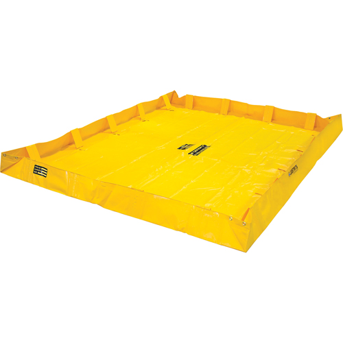 Berme de confinement Lite QuickBerm , Capacit&eacute; 318 gal. US, 8' la x 8' lo x 8" h, Support &agrave; encliqueter Les Distributions ICE
