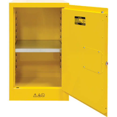 Armoire pour produits inflammables, 12 gal., 1 Porte(s), 23" La x 35" h x 18" p Les Distributions ICE