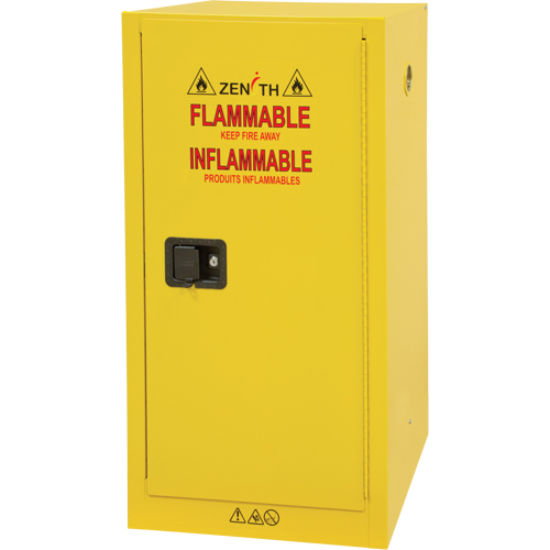 Armoire pour produits inflammables, 16 gal., 1 Porte(s), 23" La x 44" h x 18" p Les Distributions ICE