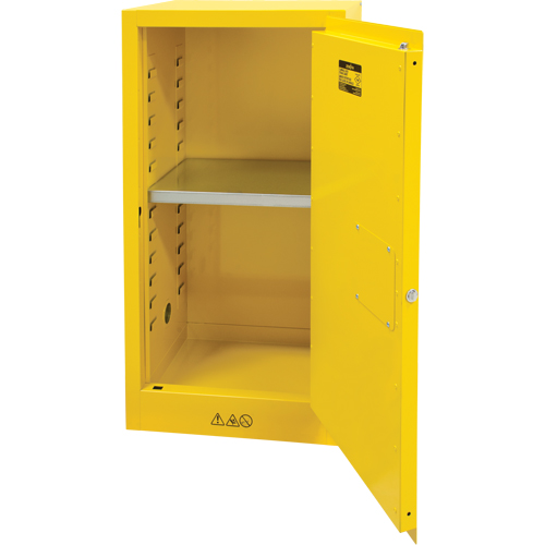 Armoire pour produits inflammables, 16 gal., 1 Porte(s), 23" La x 44" h x 18" p Les Distributions ICE