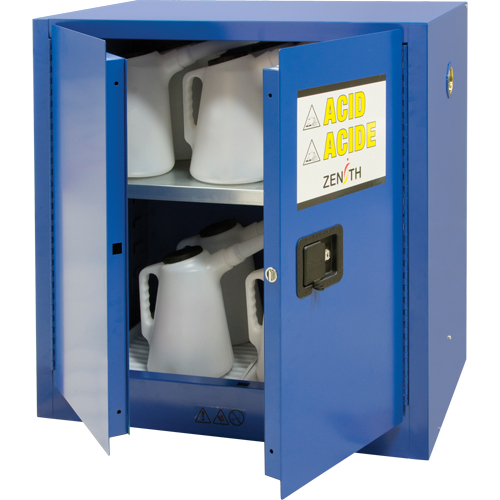 Armoire pour liquides corrosifs, 22 gal., 35" x 35" x 22" Les Distributions ICE