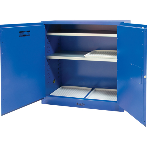 Armoire pour liquides corrosifs, 30 gal., 43" x 44" x 18" Les Distributions ICE