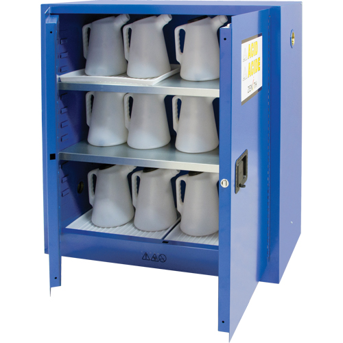Armoire pour liquides corrosifs, 30 gal., 43" x 44" x 18" Les Distributions ICE