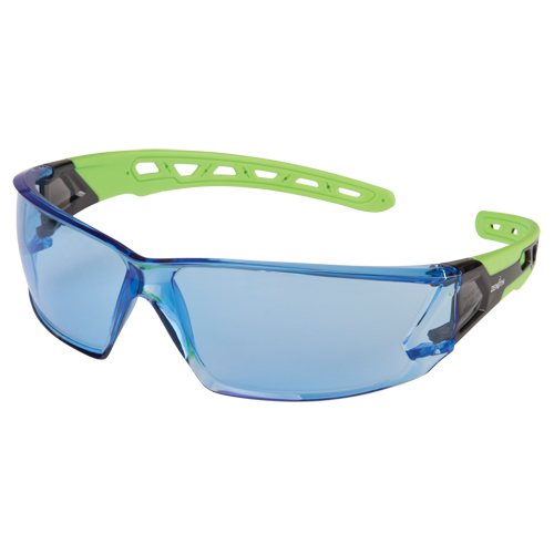 Lunettes de s&eacute;curit&eacute; s&eacute;rie Z2500, Lentille Bleu, Anti-&eacute;gratignures, ANSI Z87+/R&eacute;pond ou surpasse la norme CSA Z94.3 Les Distributions ICE