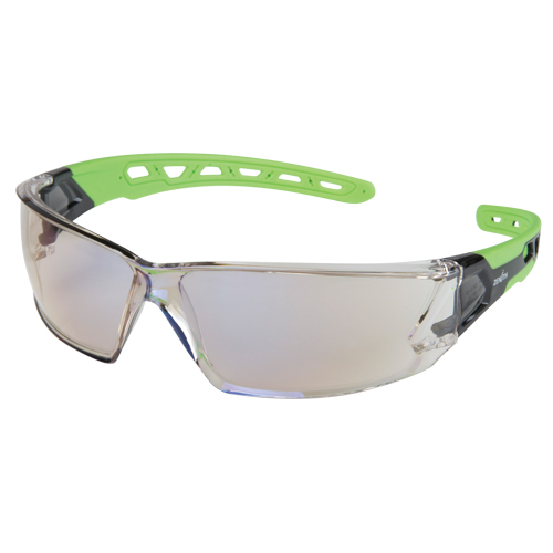 Lunettes de s&eacute;curit&eacute; s&eacute;rie Z2500, Lentille Miroir int&eacute;rieur/ext&eacute;rieur, Anti-&eacute;gratignures, ANSI Z87+/R&eacute;pond ou surpasse la norme CSA Z94.3 Les Distributions ICE