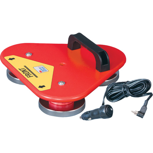 Safety Whip&reg; Flagstaff Mounting Base, Magnet Mount Les Distributions ICE