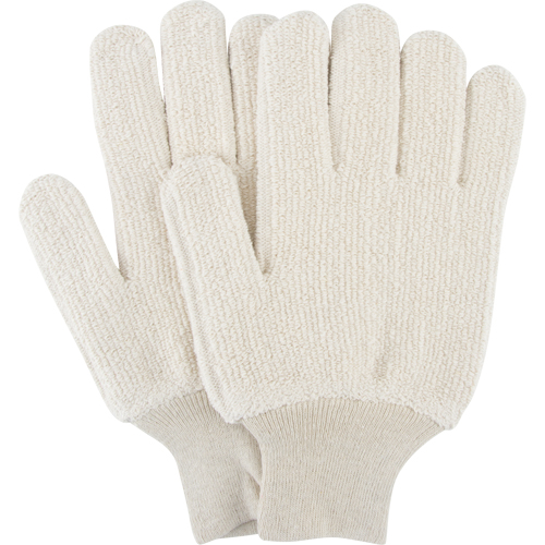 Heat-Resistant Gloves, Terry Cloth, Large, Protects Up To 212° F (100° C) Les Distributions ICE