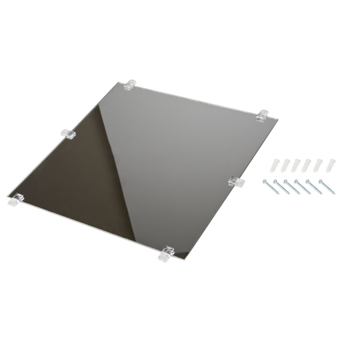 Flat Mirror, 18" H x 30" W, Unframed Les Distributions ICE