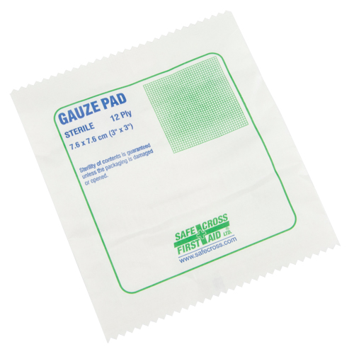 Gauze , Pad, 3" L x 3" W, Sterile, Medical Device Class 1 Les Distributions ICE