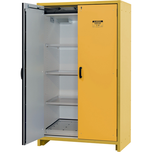 Armoire d'entreposage 30 minutes s&eacute;curitaire et conforme &agrave; la norme EN, 45 gal., 2 Porte(s), 45,83" La x 76,65" h x 24,21" p Les Distributions ICE