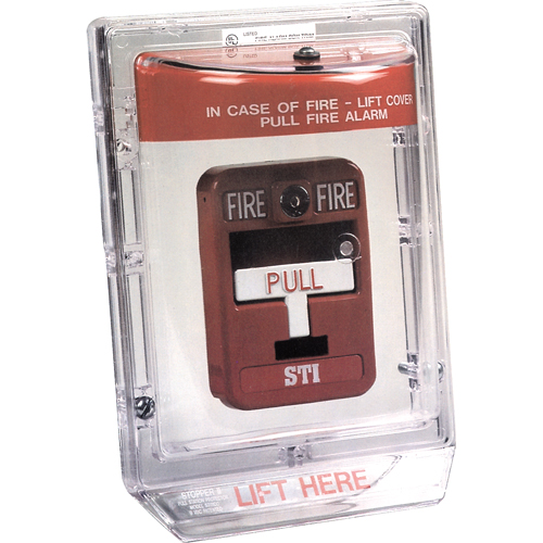 Couvercles pour alertes d'incendie - couvercles pour alertes int&eacute;rieures Stopper II, En surface Les Distributions ICE