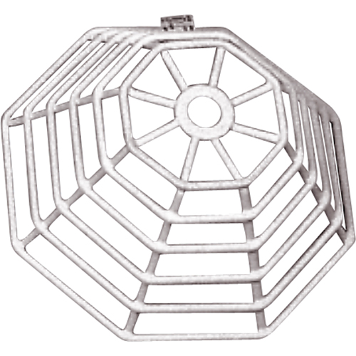 Grille de protection Web Stopper en acier profil bas pour d&eacute;tecteur de fum&eacute;e Les Distributions ICE