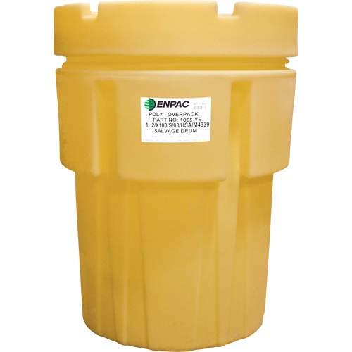 Poly-Overpack&reg; 65 Salvage Drum, 65 US gal., Stationary Les Distributions ICE