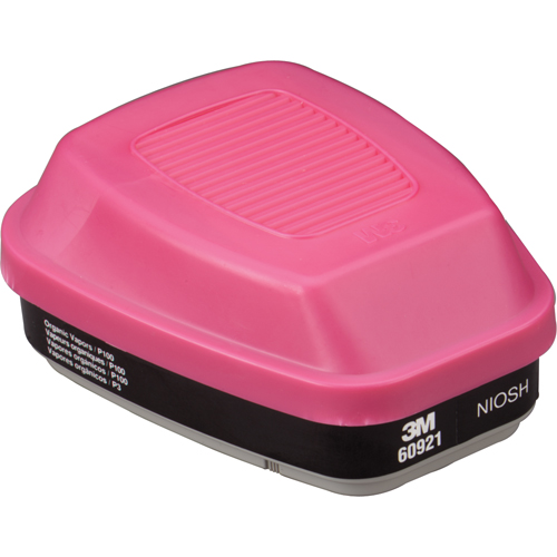 Cartouches pour respirateur s&eacute;rie 6000, Cartouche gaz/vapeur, Vapeurs organiques/P100 Les Distributions ICE