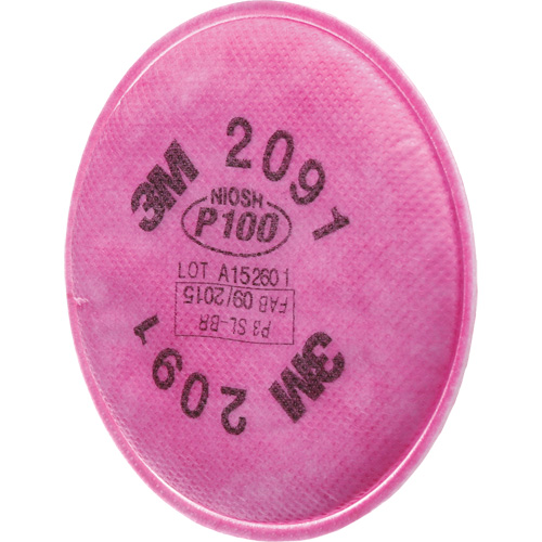 Pr&eacute;filtres pour respirateurs s&eacute;rie 2000, Filtre contre les particules, Filtre P100 Les Distributions ICE