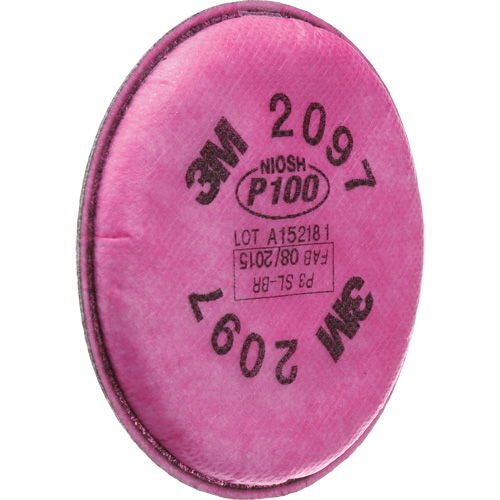 Pr&eacute;filtres pour respirateurs s&eacute;rie 2000, Filtre contre les particules, Vapeurs organiques/P100 Les Distributions ICE