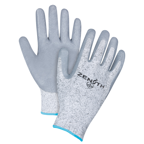 Gants &eacute;lastiques sans coutures r&eacute;sistants &agrave; la coupe, Taille T-Grand/10, Calibre 13, Rev&ecirc;tement Nitrile, Enveloppe en PEHP, ANSI/ISEA 105 niveau 2/EN 388 niveau 3 Les Distributions ICE