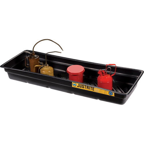 EcoPolyBlend Spill Tray, 46" L x 16" W x 5.5" H, 12 gal. Spill Capacity Les Distributions ICE
