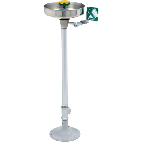Axion&reg; Eye/Face Wash Station, Pedestal Installation, Stainless Steel Bowl Les Distributions ICE