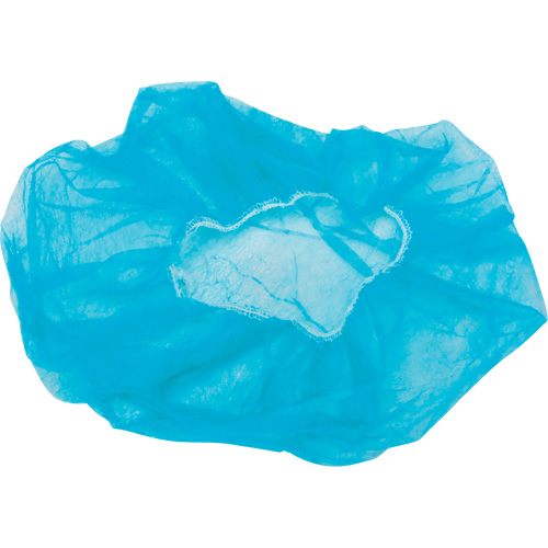 Bonnets bouffants non tiss&eacute;s, Polypropyl&egrave;ne, 21"/Grand, Bleu Les Distributions ICE