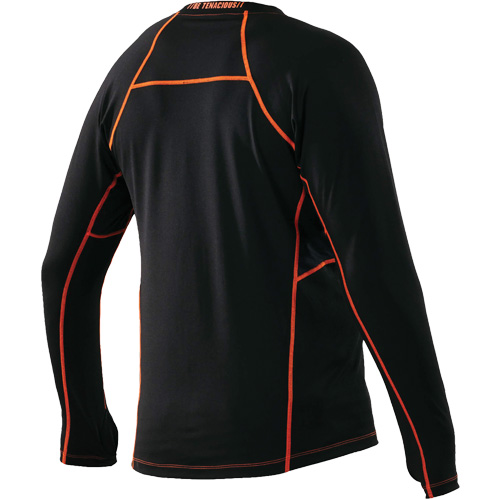 Maillots thermiques &agrave; manches longues, Hommes, Moyen, Noir Les Distributions ICE