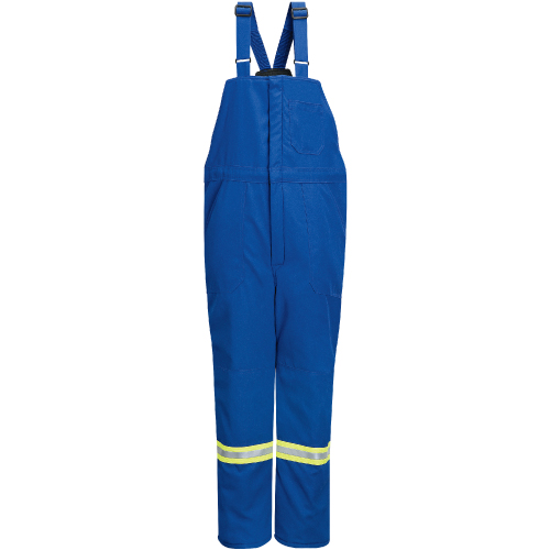 Salopettes isol&eacute;es de luxe r&eacute;sistantes aux flammes avec bandes r&eacute;fl&eacute;chissantes, Petit, Bleu royal Les Distributions ICE