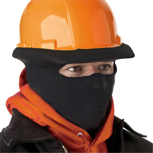 Coiffe extensibles &agrave; enfiler pour casques de s&eacute;curit&eacute;, Taille unique, Noir Les Distributions ICE