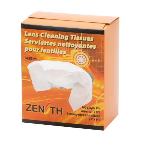 Serviettes nettoyantes pour lentilles, 5" x 8", 300 /pqt. Les Distributions ICE