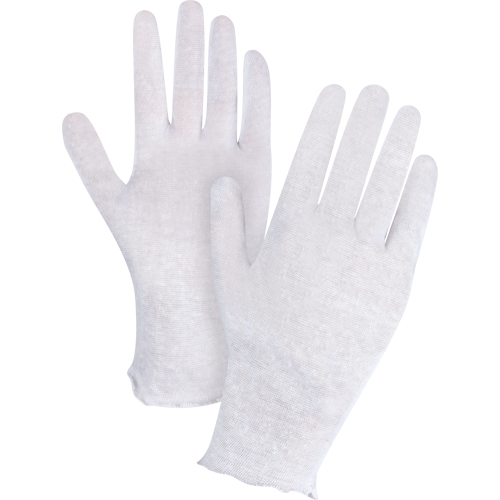 Gants d'inspection l&eacute;gers, Poly/coton, Poignet Non ourl&eacute;, Dames Les Distributions ICE